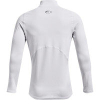 Under Armour ColdGear Fitted Ondershirt Lange Mouwen Wit Zwart