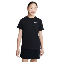 Nike Sportswear T-Shirt Meisjes Zwart Wit