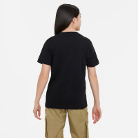 Nike Sportswear Logo T-Shirt Meisjes Zwart Wit