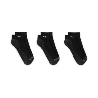Nike Everyday Max Cushioned Chaussettes Courtes 3-Pack Noir Blanc