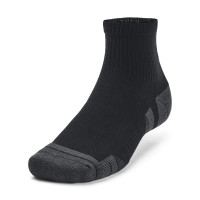 Under Armour Performance Tech 3-Pack Chaussettes de Sport Courtes Noir Gris