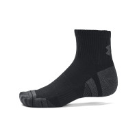 Under Armour Performance Tech 3-Pack Chaussettes de Sport Courtes Noir Gris