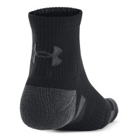 Under Armour Performance Tech 3-Pack Chaussettes de Sport Courtes Noir Gris