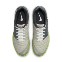 Nike Lunargato II Zaalvoetbalschoenen (IN) Grijs Wit Donkergrijs