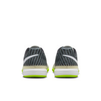 Nike Lunargato II Chaussures de Foot en Salle (IN) Gris Blanc Bleu Foncé