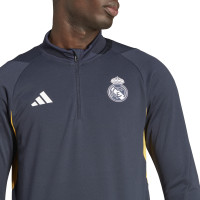adidas Real Madrid Survêtement 1/4-Zip 2023-2024 Bleu Foncé Blanc Doré