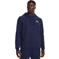 Under Armour Icon Fleece Hoodie Donkerblauw Wit