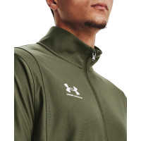 Under Armour Challenger Trainingspak Full-Zip Olijfgroen Wit