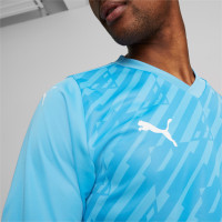 PUMA TeamULTIMATE Trainingsshirt Lichtblauw Wit