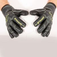 Stanno Thunder VI Gants de Gardien de But Noir Jaune