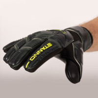 Stanno Thunder VI Gants de Gardien de But Noir Jaune