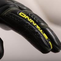 Stanno Thunder VI Gants de Gardien de But Noir Jaune