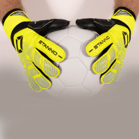 Stanno Hardground V Gants de Gardien de But Jaune Noir
