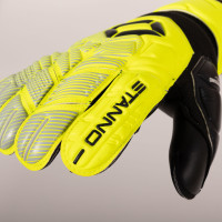 Stanno Hardground V Gants de Gardien de But Jaune Noir