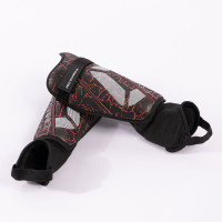 Stanno Pro Guard Protège-Tibias II Noir Rouge Blanc