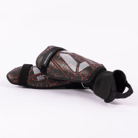 Stanno Pro Guard Protège-Tibias II Noir Rouge Blanc