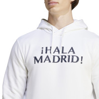 adidas Real Madrid DNA Sweat à Capuche 2023-2024 Blanc Bleu Foncé