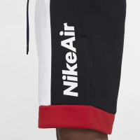 Nike Air Fleece Broekje Wit Zwart Rood