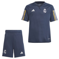 adidas Real Madrid Ensemble Training 2023-2024 Enfants Bleu Foncé Blanc Doré