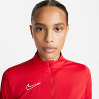 Nike Dri-FIT Academy 23 Haut d'Entraînement 1/4-Zip Femmes Rouge Blanc