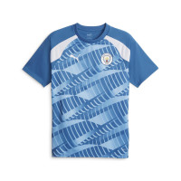 PUMA Manchester City Pre-Match Trainingsshirt 2023-2024 Blauw Wit