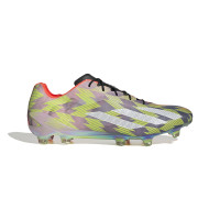 adidas X Crazylight+ Gras Voetbalschoenen (FG) Grijs Geel Rood