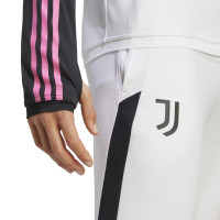 adidas Juventus Survêtement 1/4-Zip 2023-2024 Blanc Noir Rose