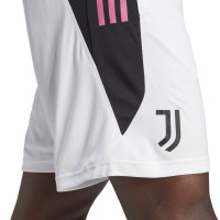 adidas Juventus Short d'Entraînement 2023-2024 Blanc Noir Rose