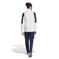 adidas Ajax Survêtement Full-Zip 2023-2024 Blanc Bleu Foncé Bleu Clair