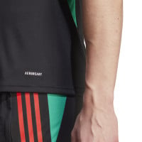 adidas Manchester United Trainingsset 2023-2024 Zwart Rood Lichtgroen