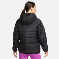 Veste d'automne Nike Therma-Fit Academy Pro pour femme, noir et blanc