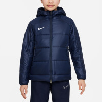 Nike Therma-FIT Academy Pro 2In1 Winterjas Kids Donkerblauw Wit