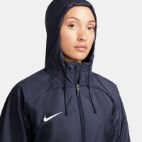 Nike Academy Pro Veste Imperméable Femmes Bleu Foncé Blanc
