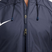 Nike Academy Pro Veste Imperméable Femmes Bleu Foncé Blanc