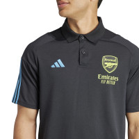 adidas Arsenal Polo 2023-2024 Zwart Blauw Geel