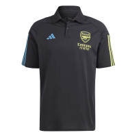 adidas Arsenal Polo 2023-2024 Noir Bleu Jaune