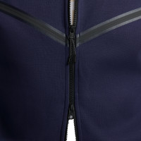 Nike Paris Saint-Germain Tech Fleece Veste 2023-2024 Bleu Foncé Or