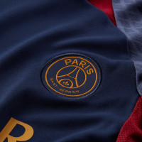 Nike Paris Saint-Germain Strike Maillot d'Entraînement 2023-2024 Enfants Bleu Foncé Rouge Or