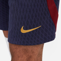 Nike Paris Saint-Germain Strike Short d'Entraînement 2023-2024 Bleu Foncé Rouge Or