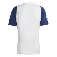 adidas Ajax Maillot d'Entraînement 2023-2024 Enfants Blanc Bleu Foncé Bleu Clair