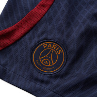 Nike Paris Saint-Germain Strike Ensemble Training 2023-2024 Enfants Bleu Foncé Rouge Or