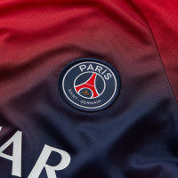 Nike Paris Saint-Germain Maillot d'Entraînement 2023-2024 Enfants Bleu Foncé Rouge Blanc