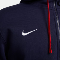 Nike Pays-Bas Club Veste 2023-2025 Bleu Foncé Rouge Blanc