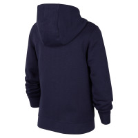 Nike Pays-Bas Club Veste 2023-2025 Enfants Bleu Foncé Rouge Blanc