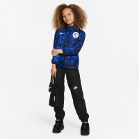 Nike Pays-Bas Academy AWF Veste 2023-2025 Enfants Bleu Foncé Blanc
