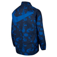 Nike Nederland Academy AWF Jack 2023-2025 Kids Donkerblauw Blauw Wit