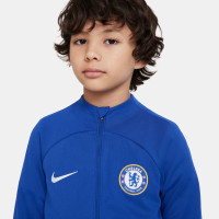Nike Chelsea Academy Pro Survêtement Full-Zip 2023-2024 Enfants Bleu Bleu Foncé Blanc