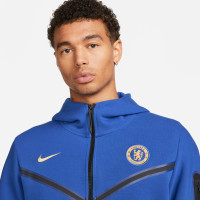 Nike Chelsea Tech Fleece Survêtement 2023-2024 Bleu Noir Or