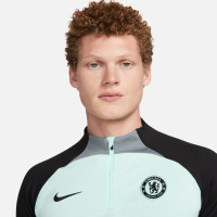 Nike Chelsea Strike Survêtement 1/4-Zip 2023-2024 Vert Menthe Noir Gris