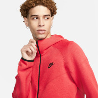 Nike Tech Fleece Sportswear Veste Rouge Mélangé Noir